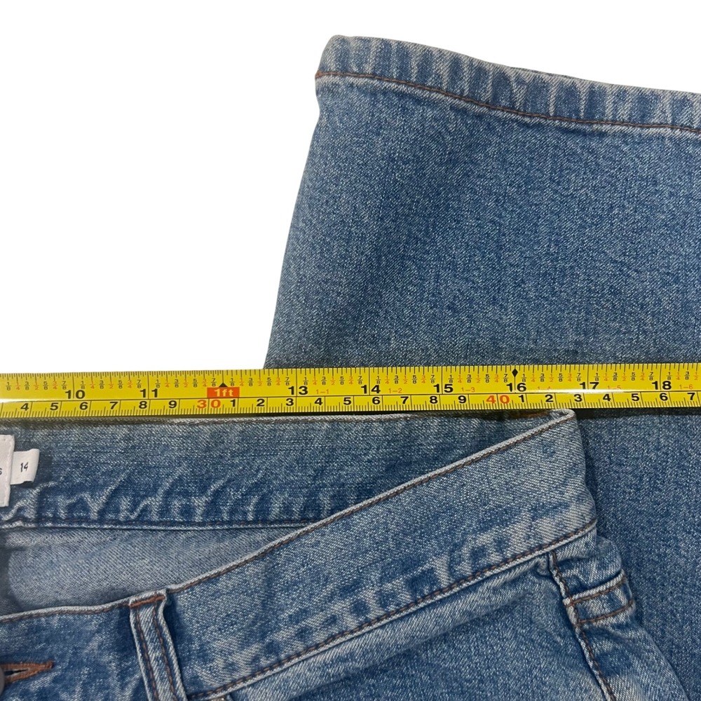 Calvin Klein Jeans Womens Medium Wash Bootcut Denim Pants Size 14 - Picture 4 of 8